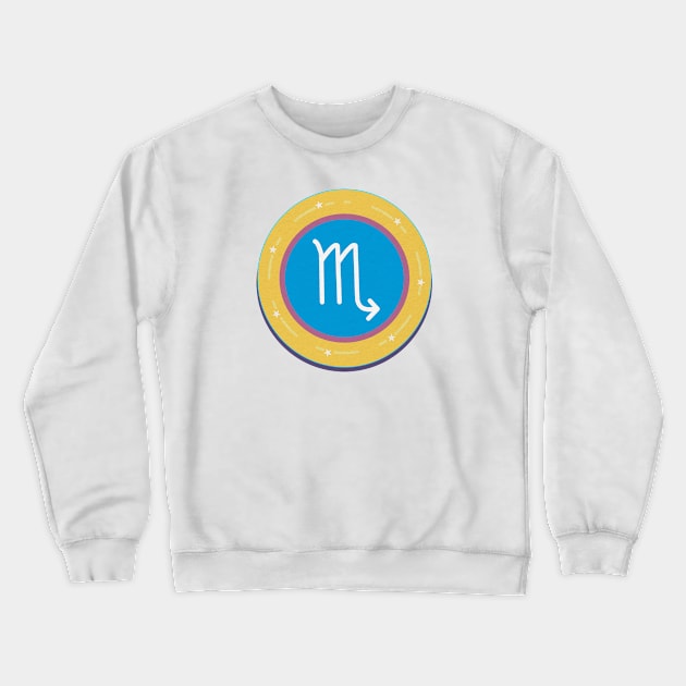 Scorpio Zodiac Crewneck Sweatshirt by TheSoldierOfFortune